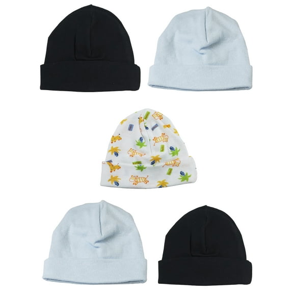 Bambini Boys Baby Caps (Pack of 5)