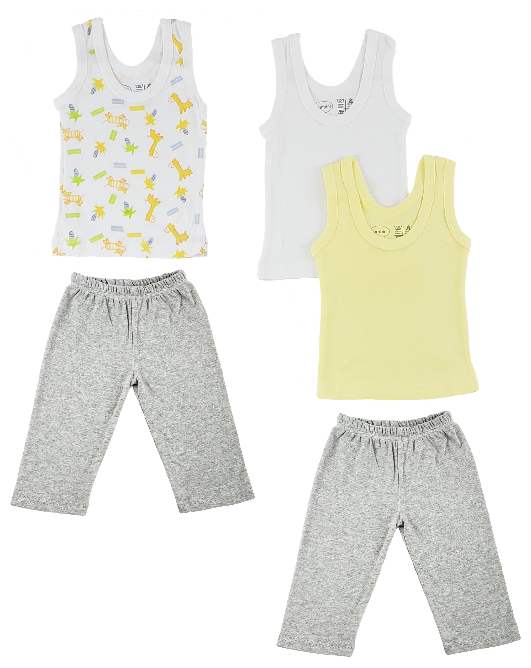 Bambini Boys Tank Tops and Track Sweatpants