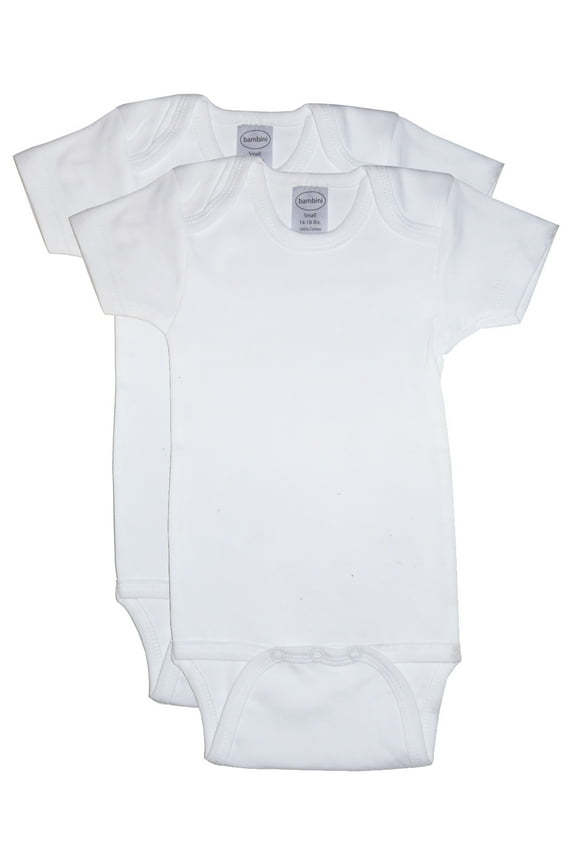 Cotton Baby Bodysuits & One-Pieces, White 18-24 Months, 2-Piece
