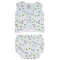 thumbnail image 1 of Bambini Diaper Shirt & Panty, 2pc Outfit Set (Baby Boys or Baby Girls, Unisex), 1 of 2