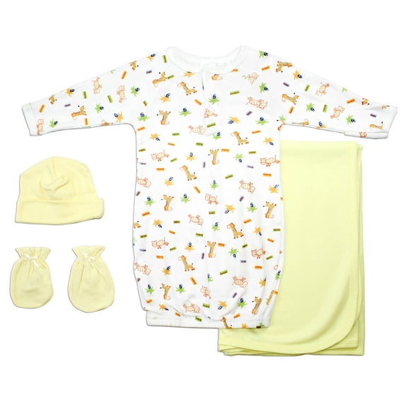 Bambini Girls' 4 Piece Layette Set