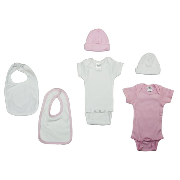 Bambini Girls' 6 Piece Layette Set