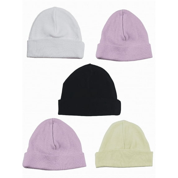 Bambini Girls Baby Cap (Pack of 5)