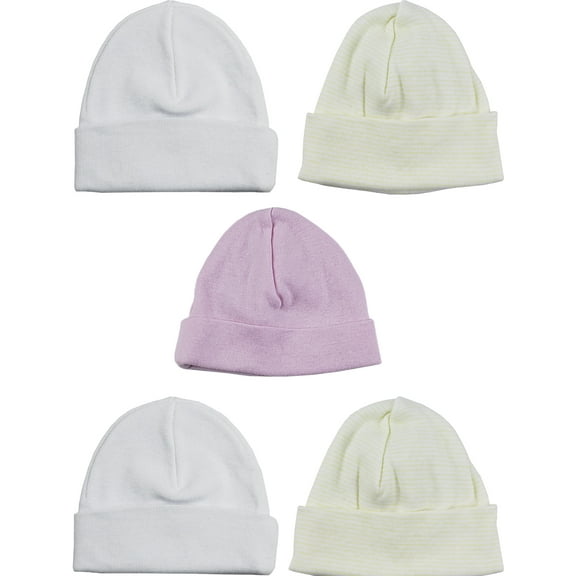 Bambini Girls Baby Cap (Pack of 5)