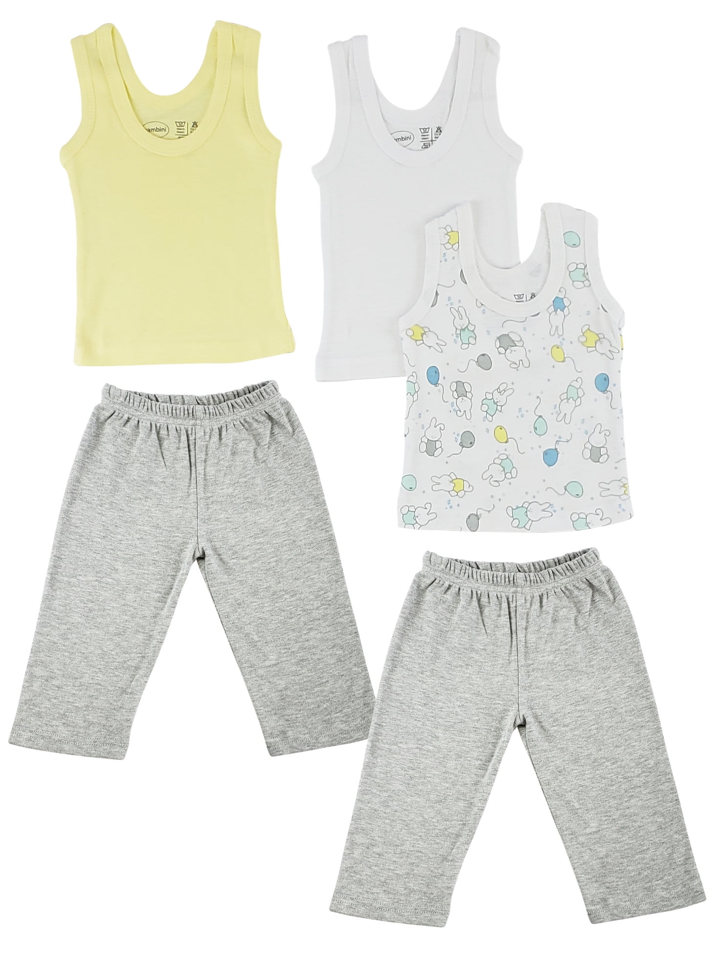 Bambini Girls Tank Tops and Track Sweatpants