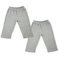 thumbnail image 1 of Bambini Grey Track Sweatpants, 2pk (Baby Boys or Baby Girls, Unisex), 1 of 3