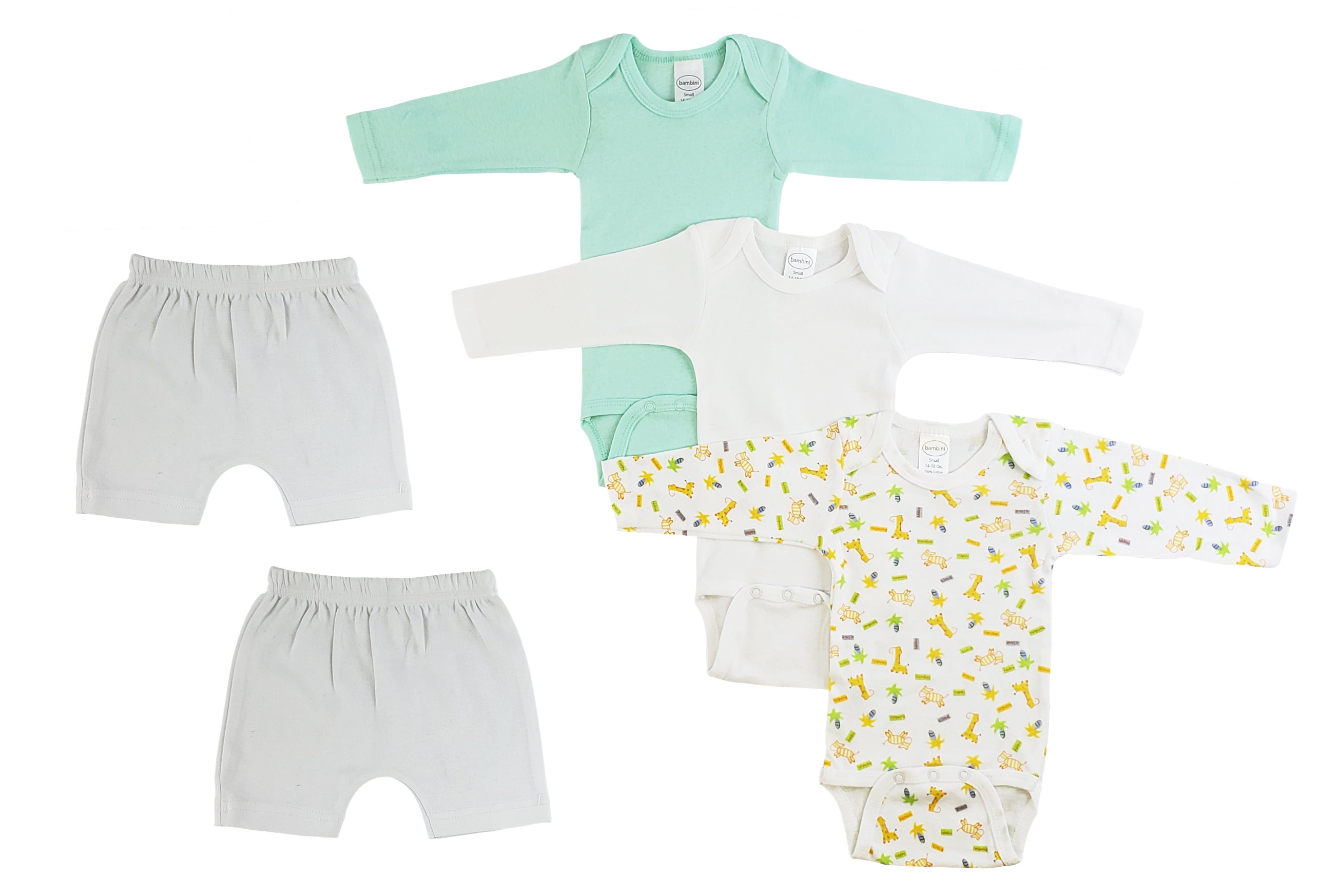 Bambini Infant Boys Long Sleeve Bodysuits and Pants