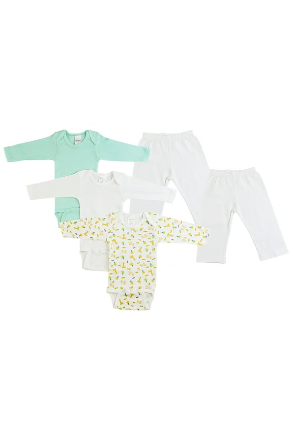 Infant Boys Long Sleeve Bodysuits and Track Sweatpants