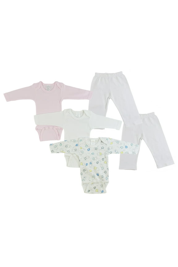 Infant Girls Long Sleeve Bodysuits and Track Sweatpants