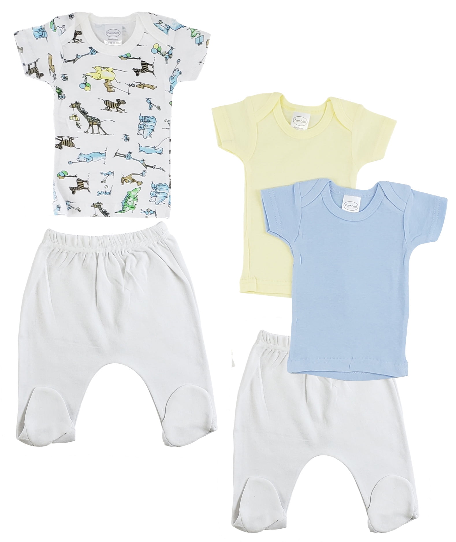 Bambini Infant Girls T-Shirts and Closed Toe Pants