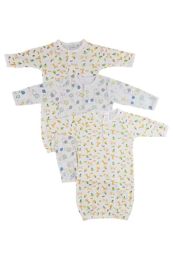 Infant Gowns - 3 Pack