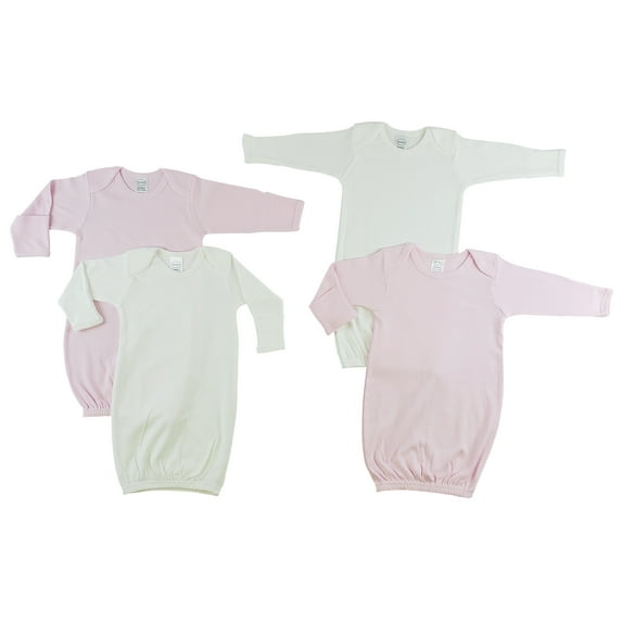 Bambini Infant Gowns - 4 Pack