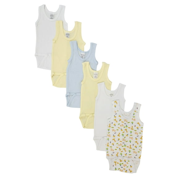 Bambini Layette Baby Boy 6 Pc Onezies and Tank Tops