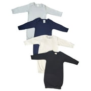 Bambini Layette Newborn Baby Boy 4 Piece Gown Set