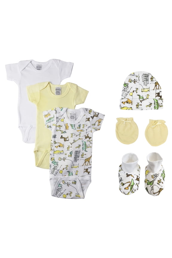 Unisex Baby 6 Pc Bodysuits