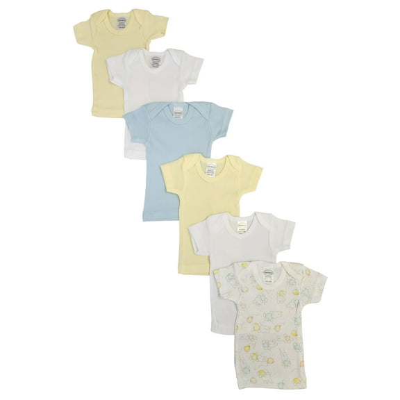Bambini Layette Unisex Baby 6 Pc Shirts
