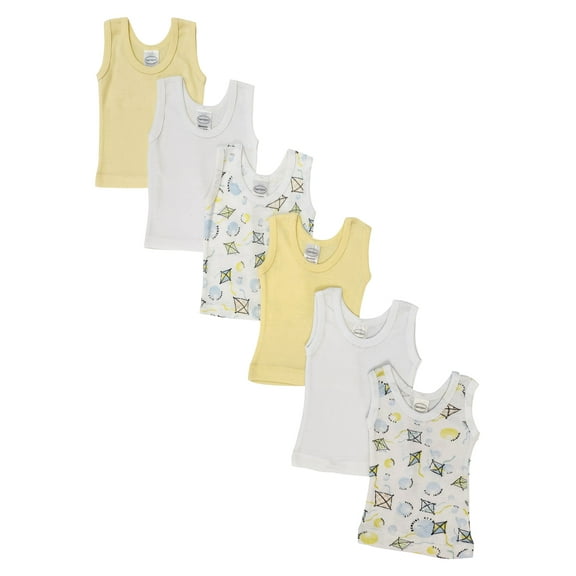Bambini Layette Unisex Baby 6 Pc Tank Tops
