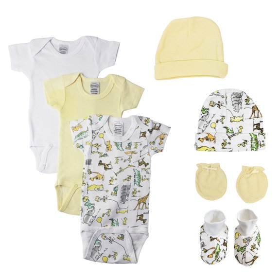 Unisex Baby 8 Pc Bodysuits