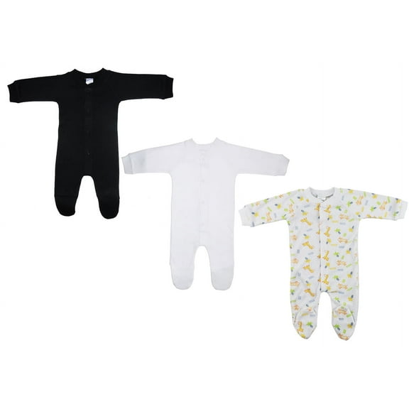 Bambini Layette Unisex Closed-toe Sleep & Play (Pack of 3 )