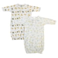 thumbnail image 1 of Bambini Layette Unisex Newborn Baby 2 Piece Gown Set, 1 of 5