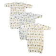 thumbnail image 1 of Bambini Layette Unisex Newborn Baby 3 Piece Gown Set, 1 of 5