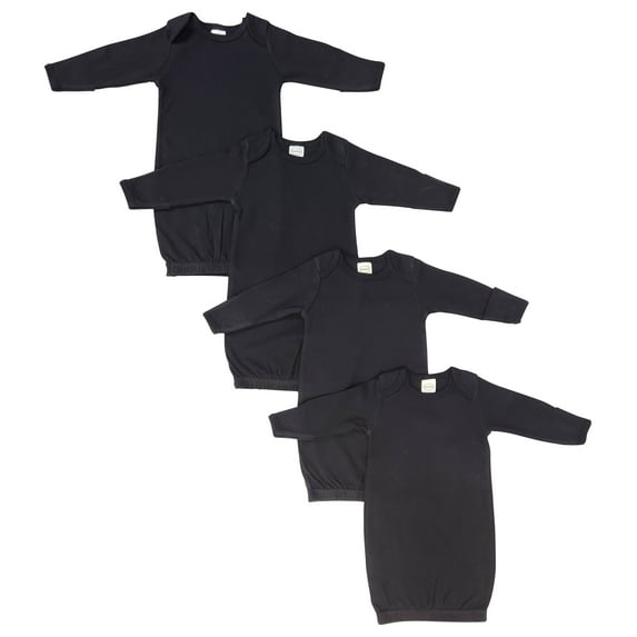 Bambini Layette Unisex Newborn Baby 4 Piece Gown Set