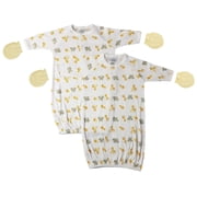 Unisex Newborn Baby 4 Piece Gown Set