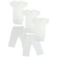 thumbnail image 1 of Bambini Mix N Match Short Sleeve Bodysuits & Track Sweatpants Outfit Sets, 5pc (Baby Boys or Baby Girls, Unisex), 1 of 1