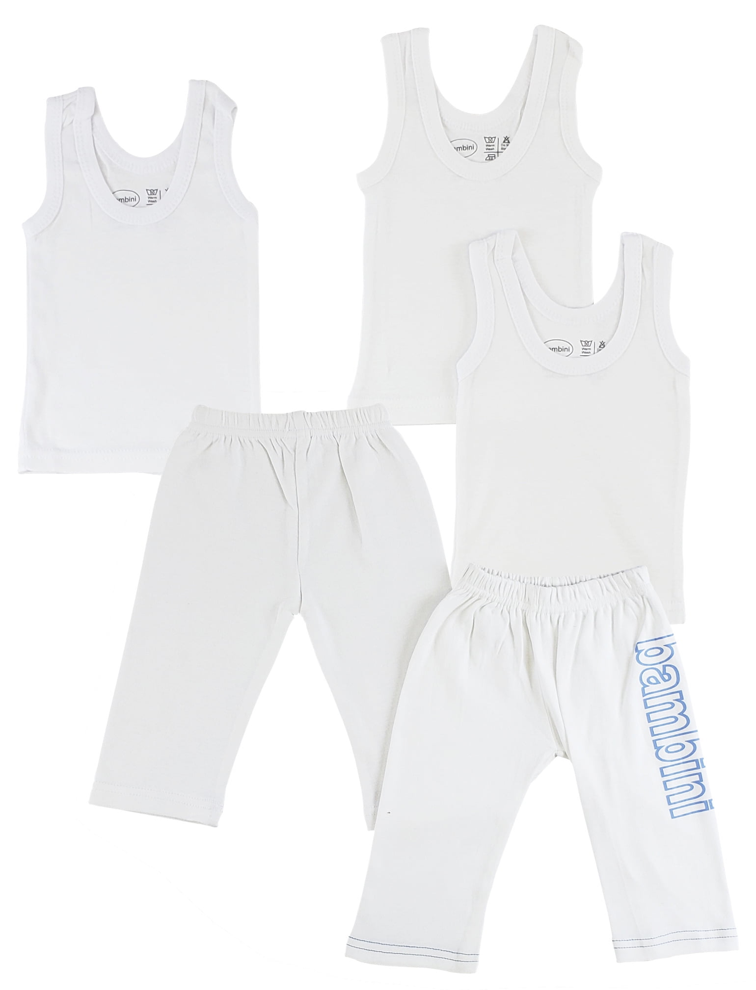Bambini Mix N Match Tank Tops & Track Sweatpants, 5pc (Baby Boys or Baby  Girls, Unisex) 