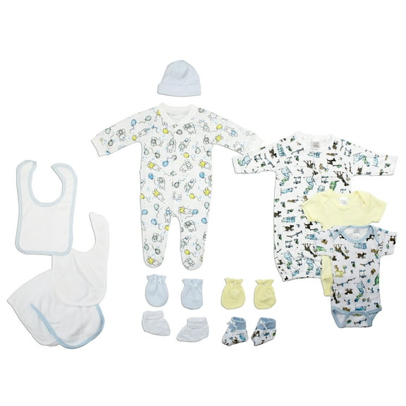 Bambini Neutral Newborn Baby 11 Pc Layette Baby Shower Gift Set