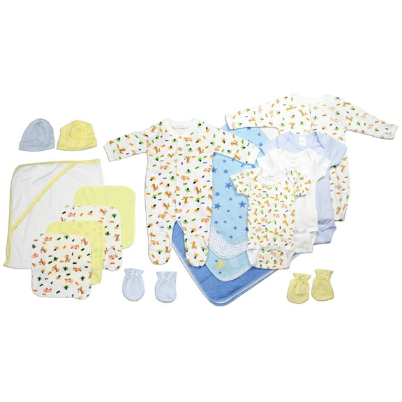 Bambini Newborn Baby Boy 18 Pc Layette Baby Shower Gift Set