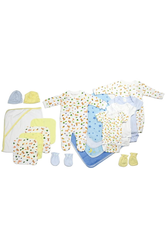 Newborn Baby Boy 18 Pc Layette Baby Shower Gift Set