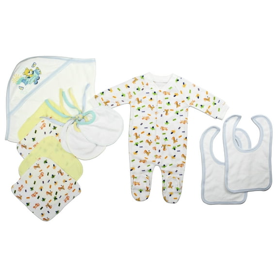 Newborn Baby Boys 11 Pc Baby Shower Gift Set
