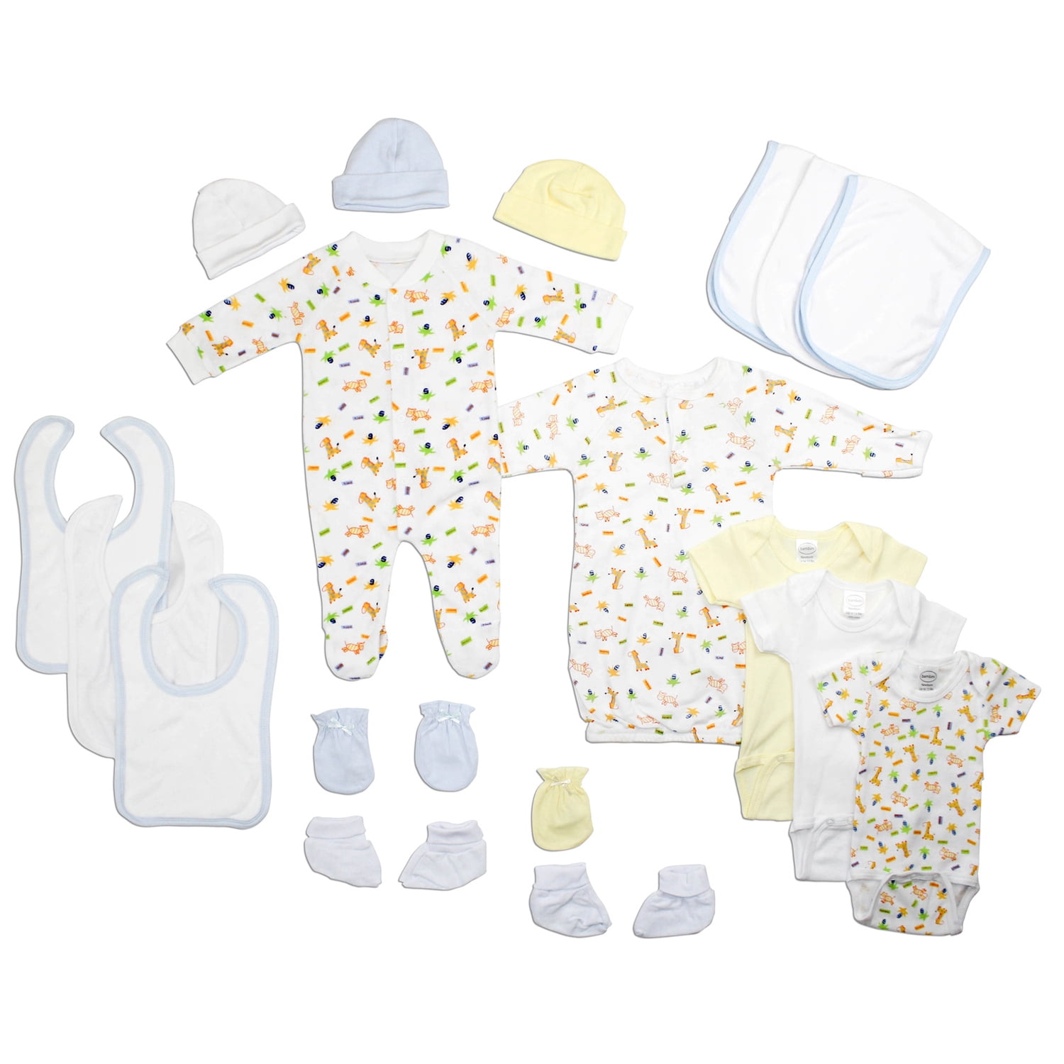 Bambini Layette Newborn Baby Boys 18 Pc Layette Baby Shower Gift Set