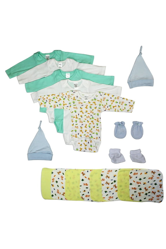 Newborn Baby Boys 21 Pc Layette Baby Shower Gift Set