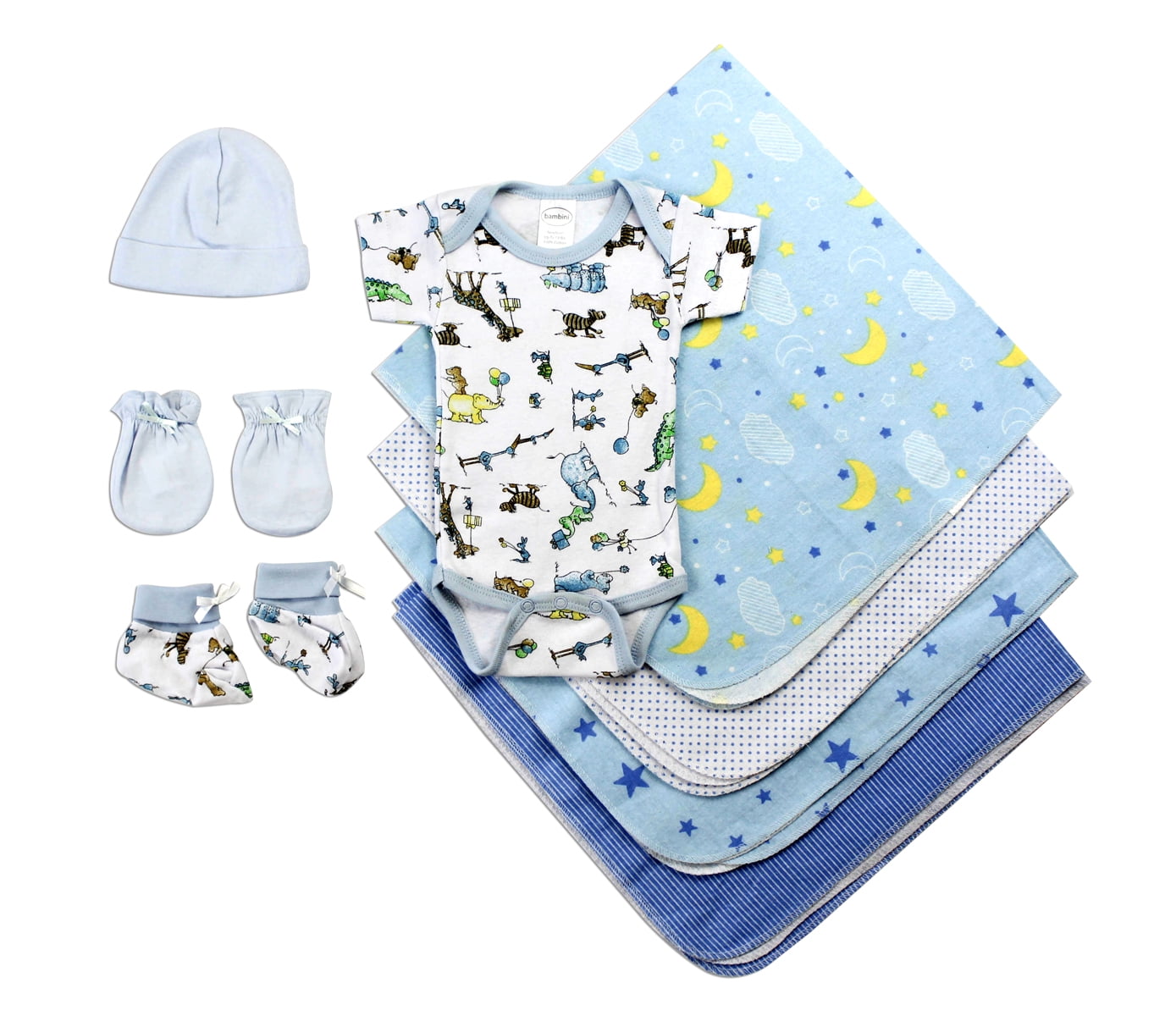 Newborn Baby Boys 6 Pc Layette Baby Shower Gift