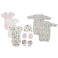 thumbnail image 1 of Bambini Newborn Baby Girl 8 Pc Layette Sets, 1 of 8