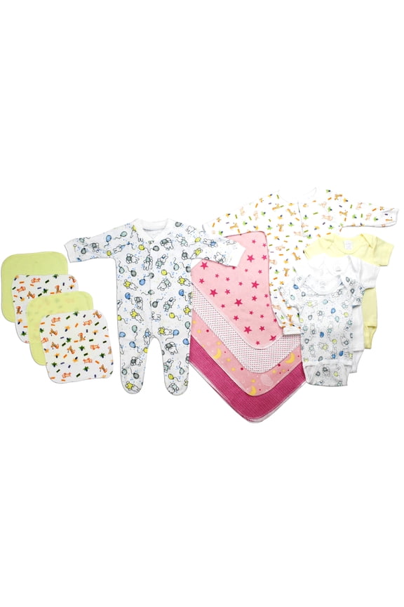 Newborn Baby Girls 13 Pc Layette Baby Shower Gift Set