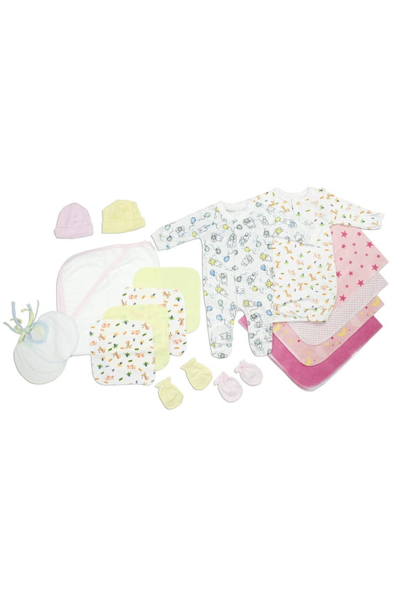 Newborn Baby Girls 18 Pc Layette Baby Shower Gift Set - Newborn