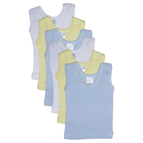 Bambini Pastel Tank Tops, 3pk (Baby Boys or Baby Girls, Unisex)