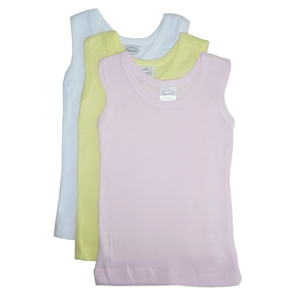 Bambini Pastel Tank Tops, 3pk (Baby Girls)