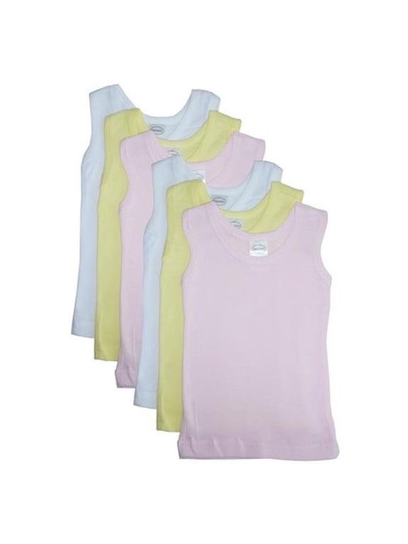 Pastel Tank Tops, 6pk (Baby Girls)