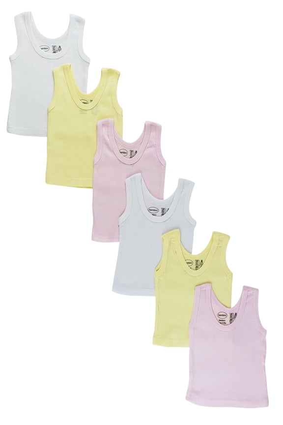 Pastel Tank Tops, 6pk (Baby Girls)