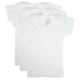thumbnail image 1 of Bambini Preemie White Short Sleeve Lap T-Shirts, 3pk (Baby Boys or Baby Girls, Unisex), 1 of 4