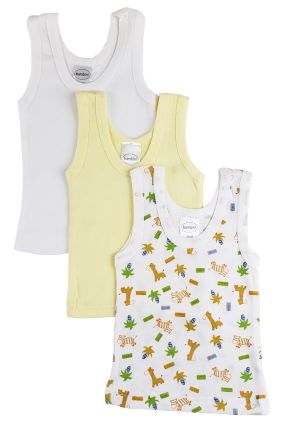 Printed Tank Tops, 3pk (Baby Boys or Baby Girls, Unisex)