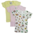 thumbnail image 1 of Bambini Printed Variety Short Sleeve T-Shirts, 3pk (Baby Girls), 1 of 3