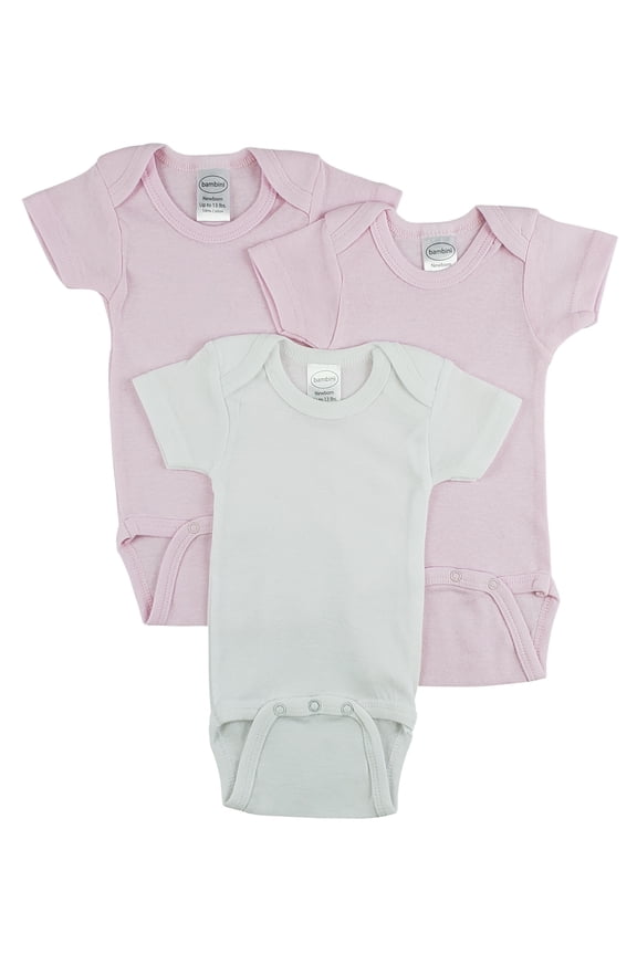 Short Sleeve One Piece 3 Pack