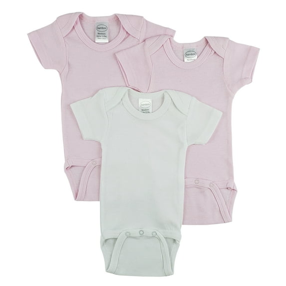 Bambini Short Sleeve One Piece 3 Pack