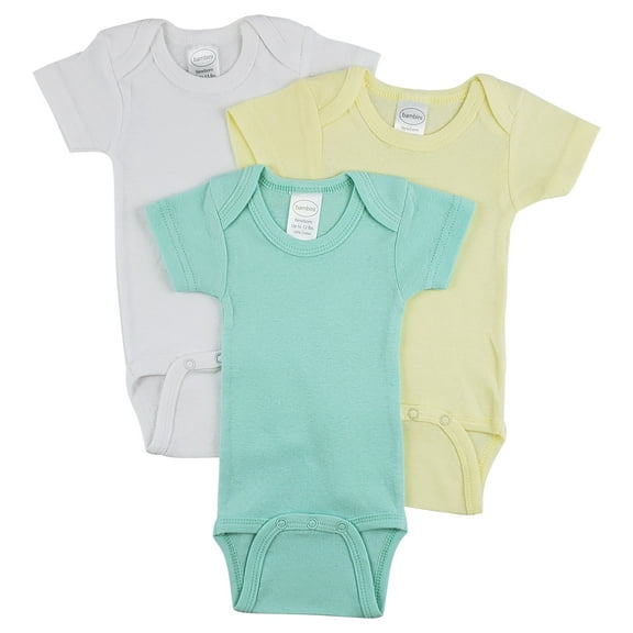 Bambini Short Sleeve One Piece 3 Pack