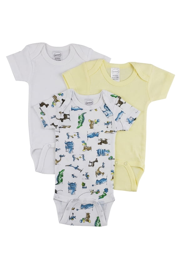 Short Sleeve One Piece 3 Pack